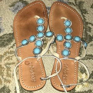Turquoise Sandals